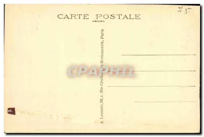 Paris — Os Jardins do Trocadéro e a Torre Eiffel — editor A. Leconte, Paris — Verso
