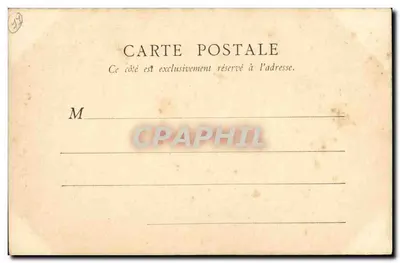 Fontainebleau — Monumento aos bustos de Th. Rousseau & Millet — Editor B.P. TAMS — Verso