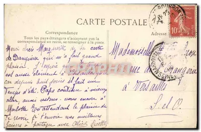 Floresta de Fontainebleau — Mare aux Fées — Editor E.D. n°54 — Verso