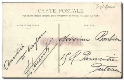 La Roche qui pleure — rochers sculptés dans la forêt — éditeur IMPRIMÉ SUR LA CARTE : 108. FORÊT DE FONTAINE (Franchard) — Verso