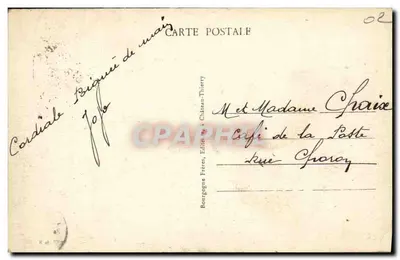 Castello-Thierry (Aisne) — Hotel de la Girafe e sua annessione — J. Baduel, editore — Verso
