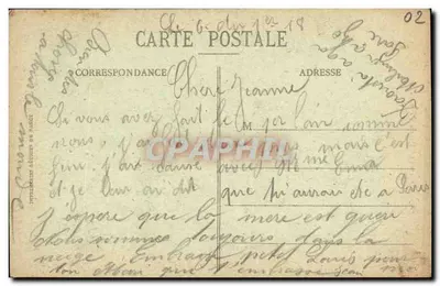 Ruine dell'abside di un'importante abbazia cistercense del XII secolo — Viller-Cotterêts — Risse, lib.-edit. — Verso