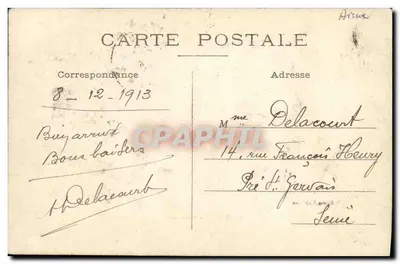 La Fère — Promenady — Wydawnictwo Cailhau — Rewers