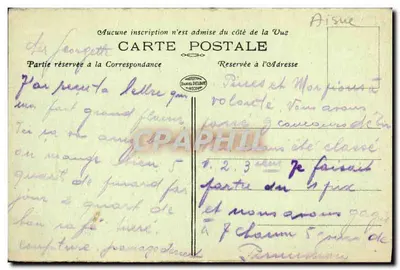 Sissonne — O Castelo da Garenne — Edição Douet, n° 52 — Verso