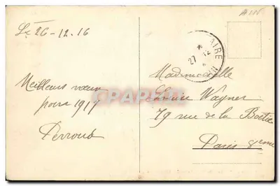 Ferney — Castelo de Voltaire e as Charmilles — Charnaux Frères & Co., Genebra — Verso