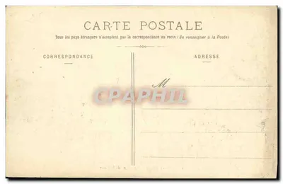 Castelo d'Anet — Vista tirada da Cour — Ch. Foucault, editor, Dreux — Verso