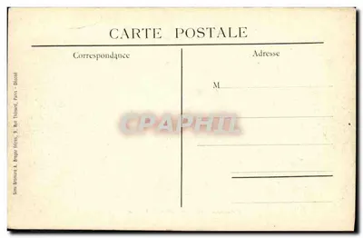 Castillo de Anet — Vista tomada desde el Patio — Edición Faivre, Anet — Reverso