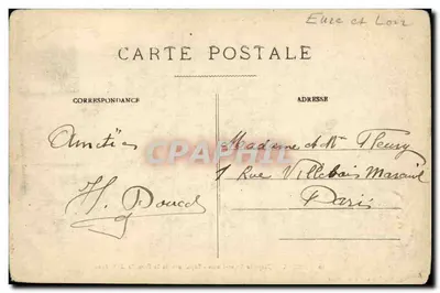 Dreux - Capela São Luís - Sepultura da Família Orleans — Ch. Foucault, editor, Dreux — Verso
