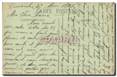Chartres — Most kolejowy i Aleja Beaurepère — Wydawca F. Foucault, Dreux, nr 212 — Rewers