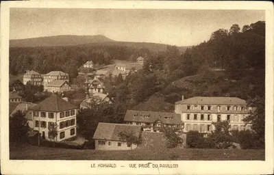 Le Hohwald — Vista tirada do Pavilhão — Braun & Cie, Dornach