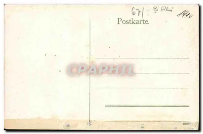 Zabern. Zorntal. — Widok wsi i linii kolejowej — wydawca nieznany, nr serii 671 — Rewers