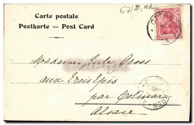 Hotel St-Jacques — Berg — Onbekende uitgever — Achterkant