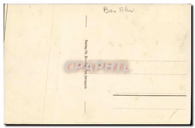 Zorn com estação ferroviária — Brumath i. Els. — Editor Ch. Hochschilder Brumath — Verso