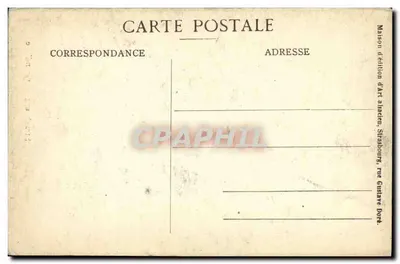 Strasbourg — Grand'rue — Wydawnictwo Sztuki Alzackiej — Rewers