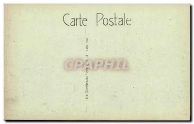 Strasbourg — Szpital Cywilny — Klinika Medyczna — C. L. S. Cie, Strasbourg Ais, n° 1611 — Rewers