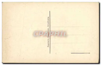 Strasbourg — Dom Pfannkuchen, Plac Broglie — Papeterie Alsacienne, Strasbourg — Rewers