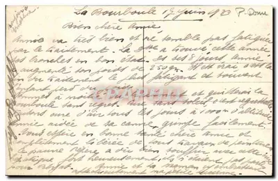 La Bourboule — Ogólny widok i Przepaście Dordogne — G.d'O. nr 46 — Rewers