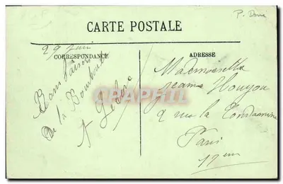 La Bourboule — Wejście do źródła Croizat — LL, nr 72 — Rewers