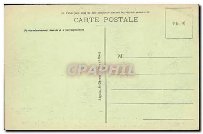 Sommet du Puy de Dôme — Resti del Tempio di Mercurio — Editore: Béguin, St-Gérand-de-Puy — Verso