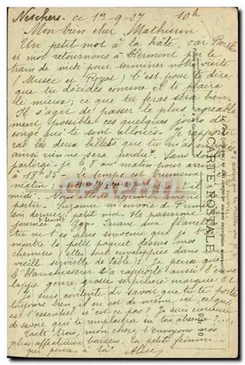 Mont-Dore — Widok z Wierzchołka Sancy — Ideal, nr 3268 — Rewers