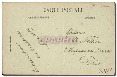 Le Mont-Dore — Le Chemin du Sancy — LL. — 94 — Verso