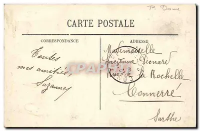 Okręg Mont-Dore — Wielka Kaskada i skały — LL — Rewers