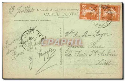 O Mont-Dore - Vale do Sancy e o Capucino — G. D'O. n°1432 — Verso