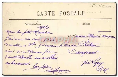 Pittoreska Auvergne — Mont-Dore — Na trasie Sancy — Pasterze — n° 4751 — Rewers
