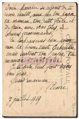La Valle del Mont Dore — Mont Dore-les-Bains — R.&J. D. 10903 g — Verso