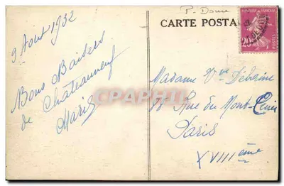 Châteauneuf-les-Bains — Święta Maria Pomocnicza — Rewers