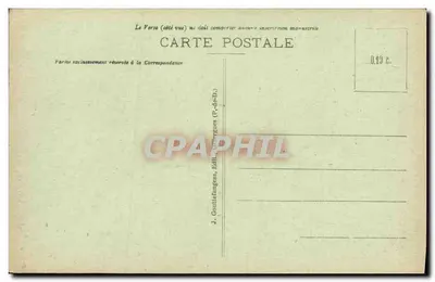 Champeix — Vista geral — J. Gouttefange, Editor, Billères (P.-d.-D.) — Verso
