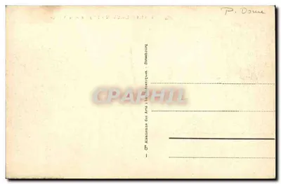 Châtel-Guyon - A Igreja e o Povoado — CPAPHIL — Verso