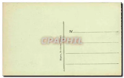 O Barragem da Sioule no viaduto das Fades — A Auvergne pitoresca — Editor Ideal, n° 2784 — Verso