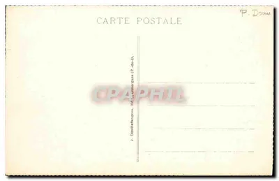 Thiers - Cachoeiras no Creux de l'Enfer — L'Auvergne, editor J. Goutteranges — Verso