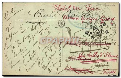 Okrąg Cauterets — Most Hiszpański — LL — nr 105 — Rewers