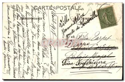 Loures (Hte-Pyrénées) — La Strada di Barbazan, vicino al ponte — Phototype Labouché Frères, N° 356 — Verso