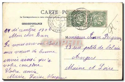 Royat - A Velha Igreja — editor Lib. Bourge-Réal, 79 — Verso