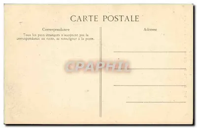 Royat-les-Bains — Cascata da Tiretaine — L'Auvergne pittoresque, n°1047 — Verso