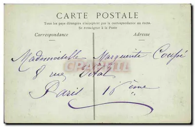 Clermont-Ferrand — Plac Saint-Hérem i Puy de Dôme — Wydawca: Colle — Rewers