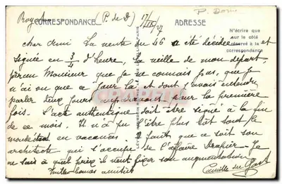 Clermont-Ferrand — Ruiny świątyni Merkurego na szczycie Puy de Dôme, wysokość 1467 m. LL — Rewers