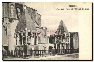 Bologna - S. Francesco - Pomniki Odofreda i Accursia