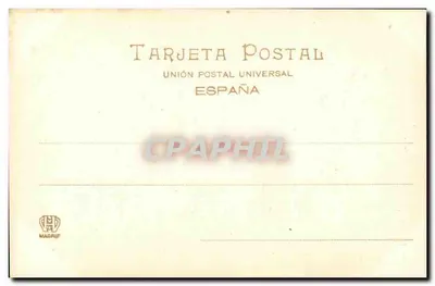 Monastero di Escorial — La Biblioteca — Hauser y Menet, n° 348 — Verso