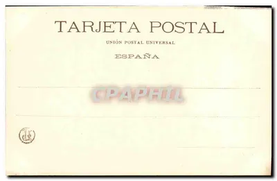 Madryt — Teatr Królewski i Plac Orientalny — Fototipia Lacoste, Madryt — Rewers
