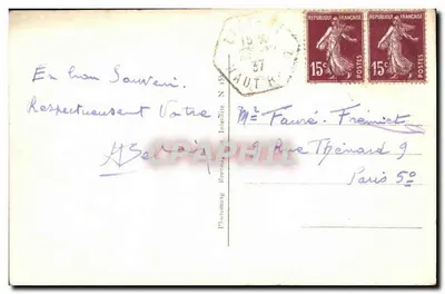 Markstein, Htés. Vosgi, alt. 1250 m. — Férie des sommets — Photomag. Révolution Interlité N°15 — Verso