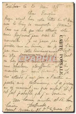 Salonique — Uma Rua de Salonique — Edição Guénala, n°10 — Verso