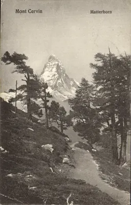 Mont Cervin — Matterhorn — Wydawnictwo M. Kesternich, n° 100