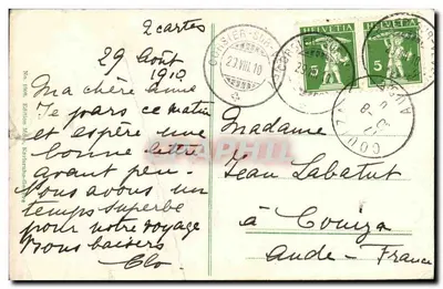 Mont Cervin — Matterhorn — Wydawnictwo M. Kesternich, n° 100 — Rewers