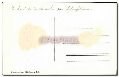 Post-Auto on Julierstraße — 21.9.1924 — Wehrli Verlag, Kilchberg ZH — Back