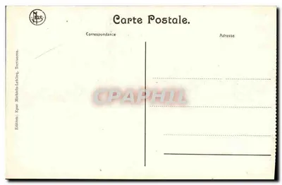 Tervueren - Novo Museu do Caucho - A sala dos cauchos — Edição Epae Michiels-Loblieq, Tervueren — Verso