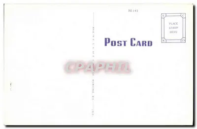 Igreja de Santa Maria, Port Washington, Wis. — editor C. Paphil Co., Milwaukee, Wis. — n° de série M-141 — Verso